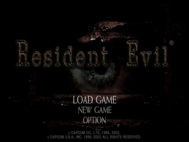 Resident Evil — écran titre