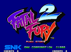 Fatal Fury 2 — écran titre