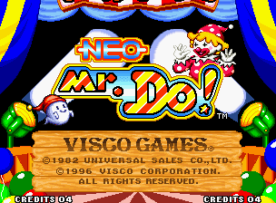 Neo Mr. Do! — écran titre