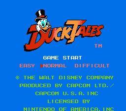 Disney's Ducktales — écran titre
