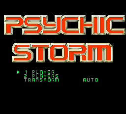 Psychic Storm — écran titre