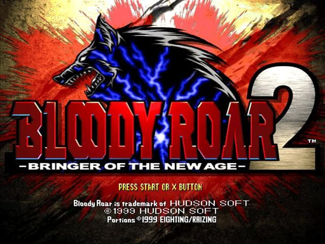 Bloody Roar 2 - Bringer Of The New Age — écran titre