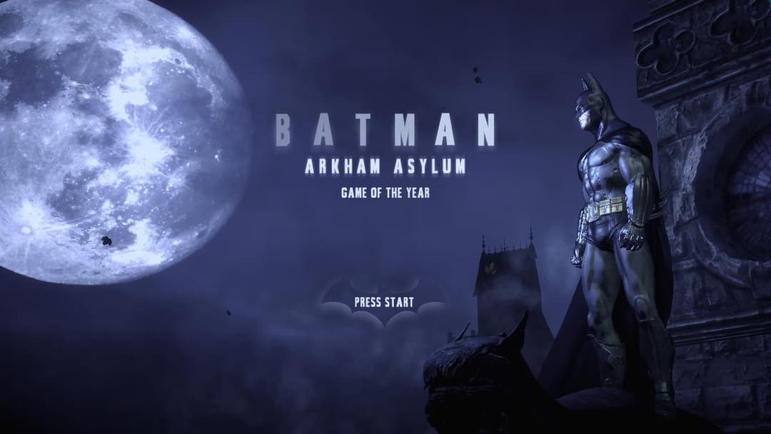 Batman Arkham Asylum — écran titre