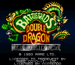 Battletoads And Double Dragon — écran titre