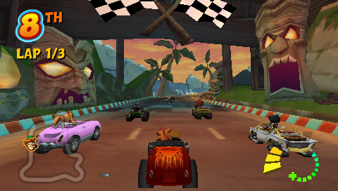 Crash Tag Team Racing — screenshot