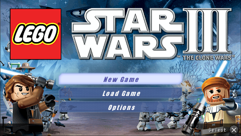 Lego Star Wars 3 - The Clone Wars — écran titre