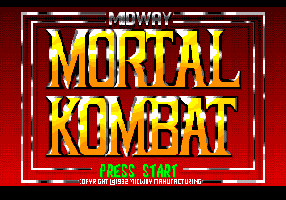 Mortal Kombat — écran titre