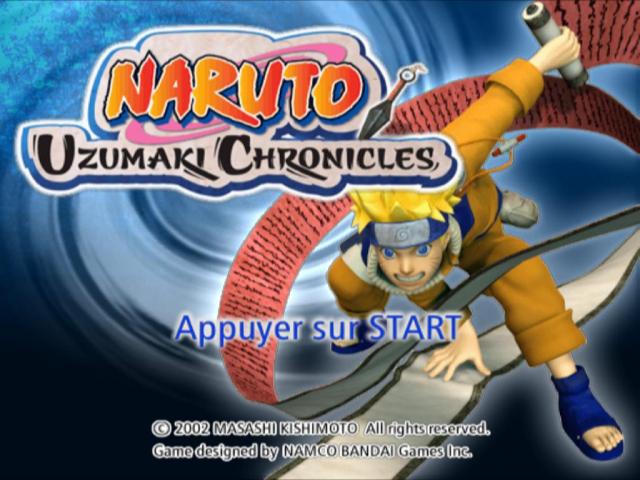 Naruto - Uzumaki Chronicles — écran titre