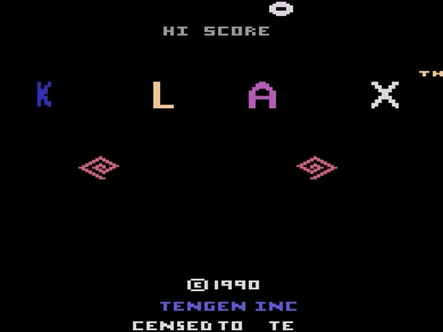 Klax — écran titre