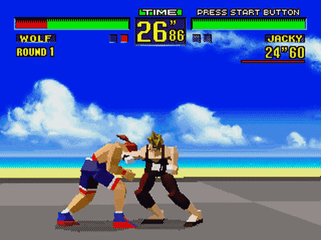 Virtua Fighter — screenshot