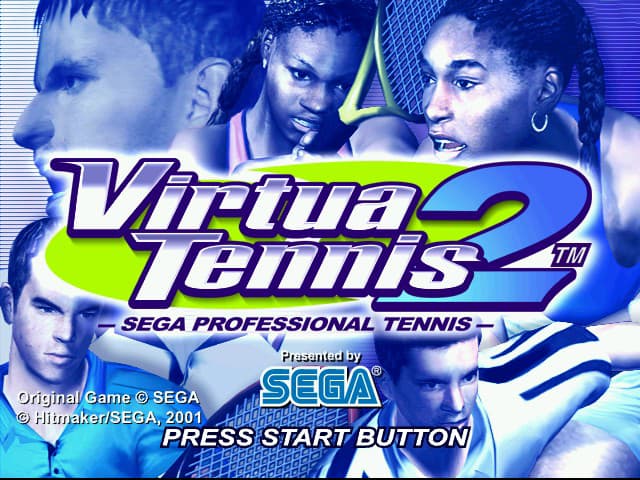 Virtua Tennis 2 — écran titre
