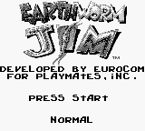 Earthworm Jim — écran titre