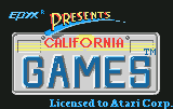 California Games — écran titre