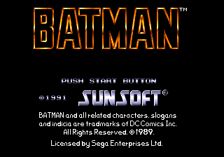 Batman — écran titre
