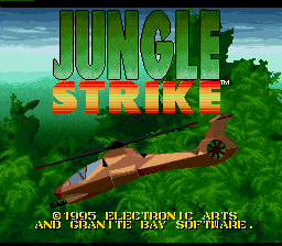 Jungle Strike — écran titre