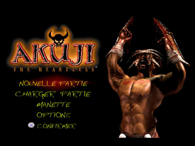 Akuji The Heartless — écran titre