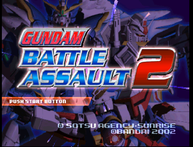 Gundam Battle Assault 2 — écran titre