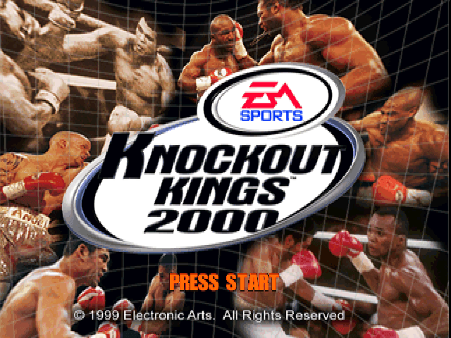 Knockout Kings 2000 — écran titre