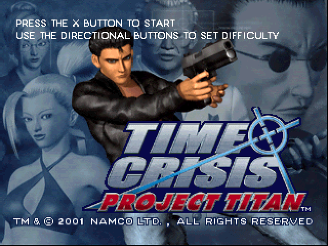 Time Crisis - Project Titan — écran titre