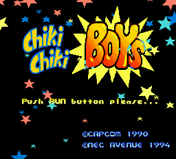 Chiki Chiki Boys — écran titre