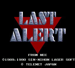 Last Alert — écran titre