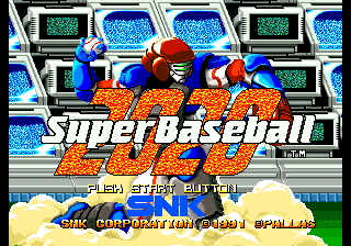 2020 Super Baseball — écran titre