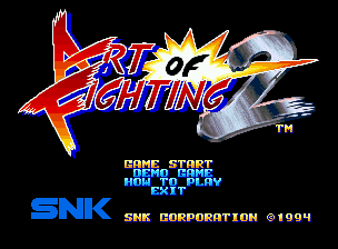 Art Of Fighting 2 — écran titre