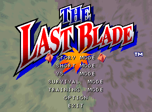 Last Blade, The — écran titre