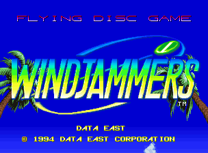 Windjammers — écran titre
