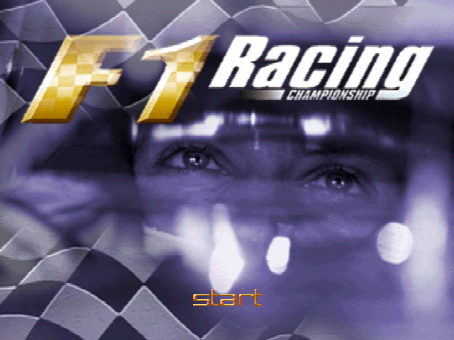 F1 Racing Championship — écran titre