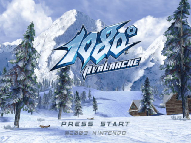 1080° Avalanche — écran titre