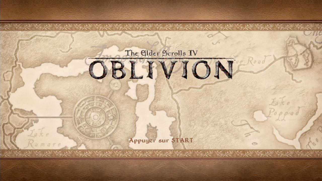 Elder Scrolls 4 - Oblivion, The — écran titre