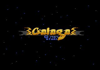 Galaga — écran titre