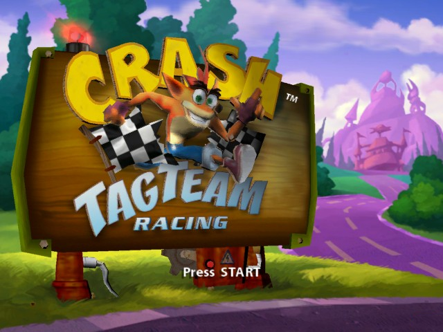 Crash Tag Team Racing — écran titre