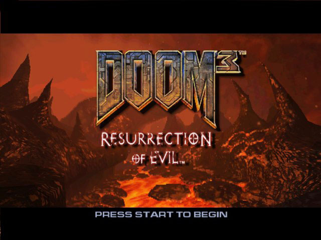 Doom 3 - Resurrection Of Evil — écran titre