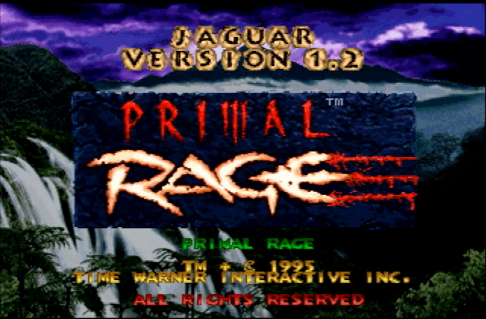 Primal Rage — écran titre