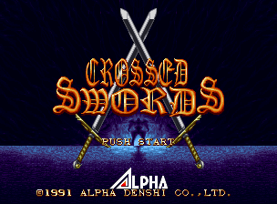 Crossed Swords — écran titre