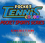 Pocket Tennis Color - Pocket Sports Series — écran titre