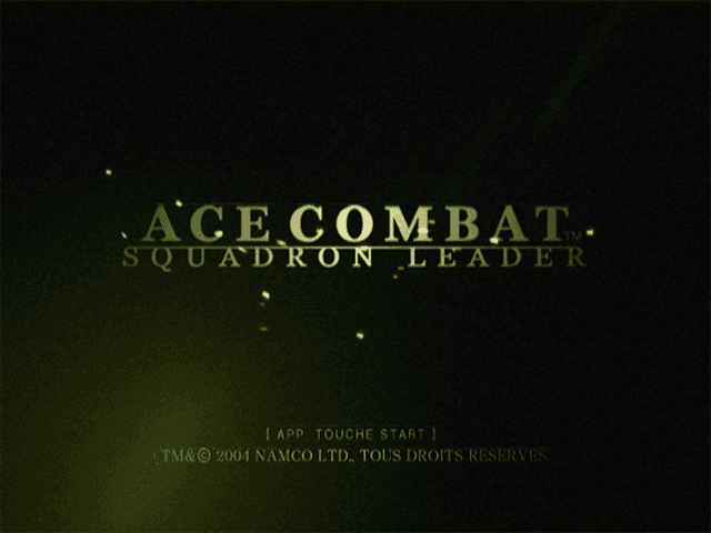 Ace Combat - Squadron Leader — écran titre