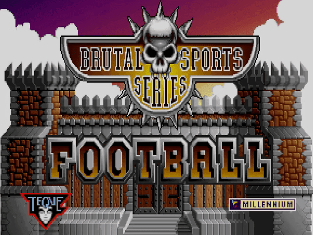 Brutal Football — écran titre