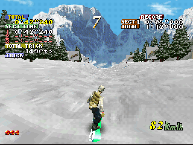 Cool Boarders — screenshot