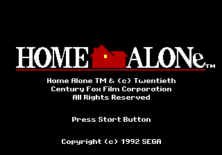 Home Alone — écran titre