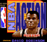 Nba Action Starring David Robinson — écran titre