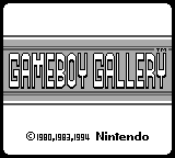 Game Boy Gallery - 5 Games In One — écran titre