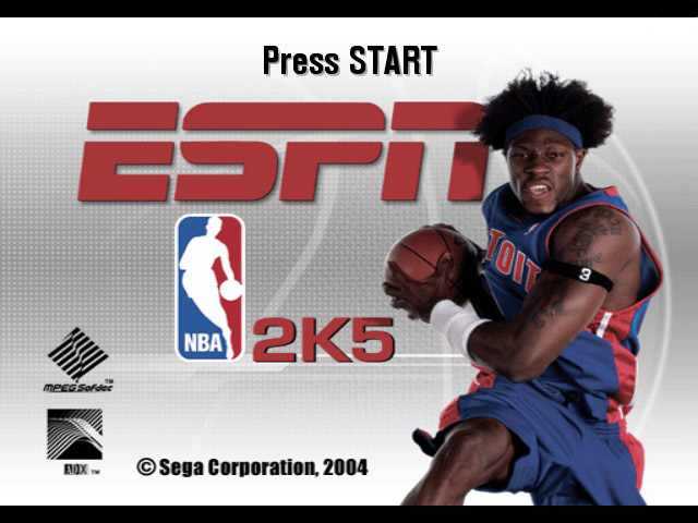 ESPN NBA 2K5 — écran titre