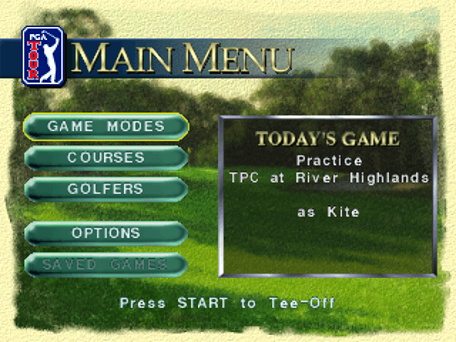 Pga Tour 96 — écran titre