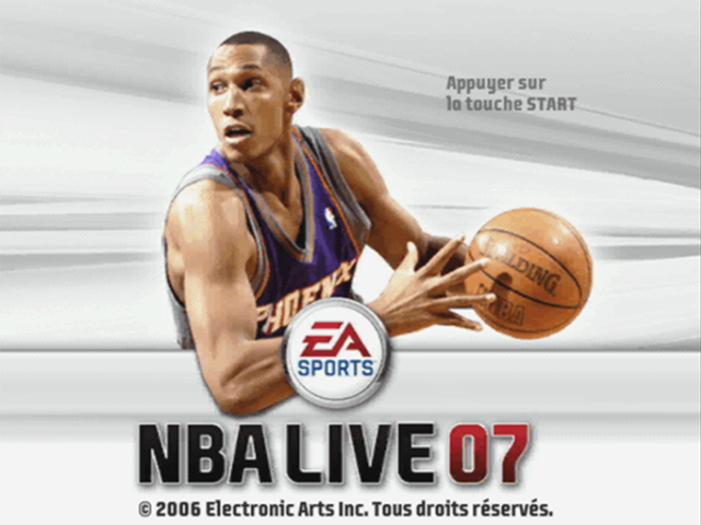Nba Live 07 — écran titre