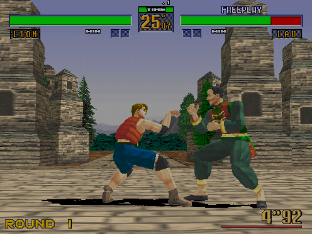Sega Ages 2500 Series Vol. 16 - Virtua Fighter 2 — screenshot