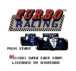 Al Unser Jr. Turbo Racing — écran titre
