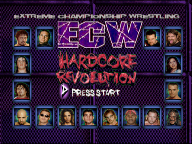 Ecw Hardcore Revolution — écran titre